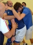 La squadra azzurra esulta dopo la vittoria contro il Messico