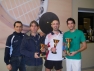 Il podio del Trofeo VICTOR di I Categoria al GetFit di Milano