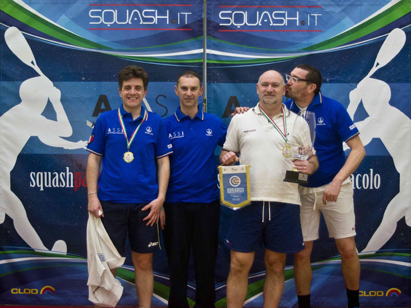 BiellaSquash campione nazionale a Squadre di 3ª Categoria