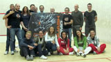 Il gruppo di giocatori e giocatrici presenti al Trofeo della Sagra presso la Polisportiva di Cagno