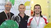 Josè Facchini e Andrea Torricini premiati al DVF PSA Closed di Parma dall'organizzatore Marco Vercesi