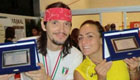 Andrea Torricini e Monica Menegozzi, vincitori degli Open Città d'Italia a Bari