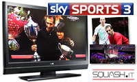 Amr Shabana e Nicol David vincono le World Series Finals 2013 davanti al pubblico televisivo si Sky ed Eurosport!