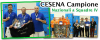 La Squadra 2010 CESENA SQUASH è la nuova Squadra Campione CSAIn A.S.S.I. di IV Categoria!