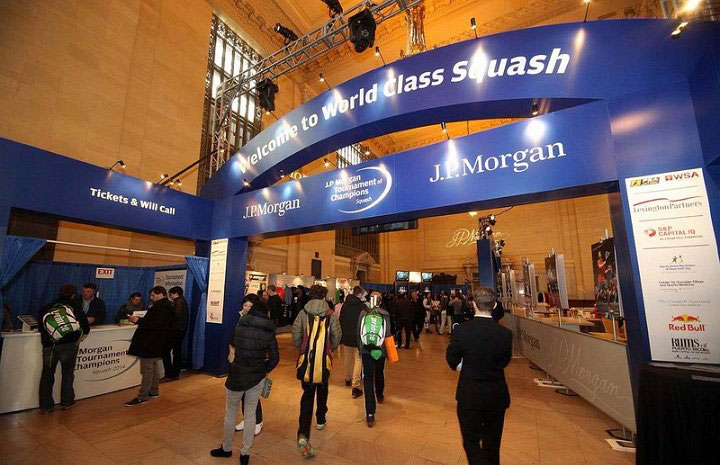 L'ingresso al campo in vetro nella Central Station di New York L'ingresso al campo in vetro nella Central Station di New York