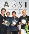 I primi tre classificati al Trofeo DOUBLE AR di III Categoria che si è svolto domenica 23 ottobre a Milano3