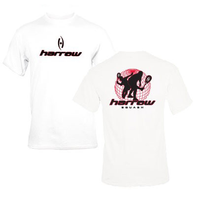 T-Shirt Harrow World Squash Tour (Bianco)