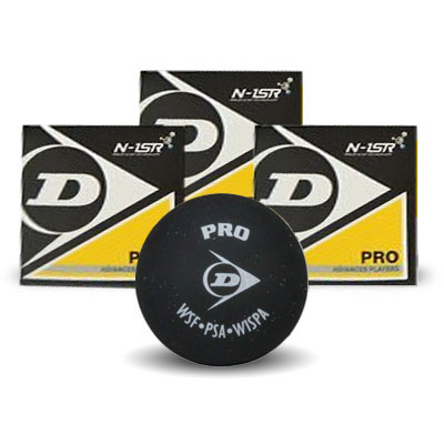 Immagine 3 Palline Dunlop Pro (Doppio Punto Giallo)